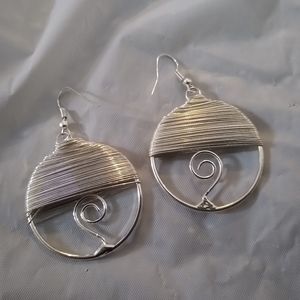 Silver earings